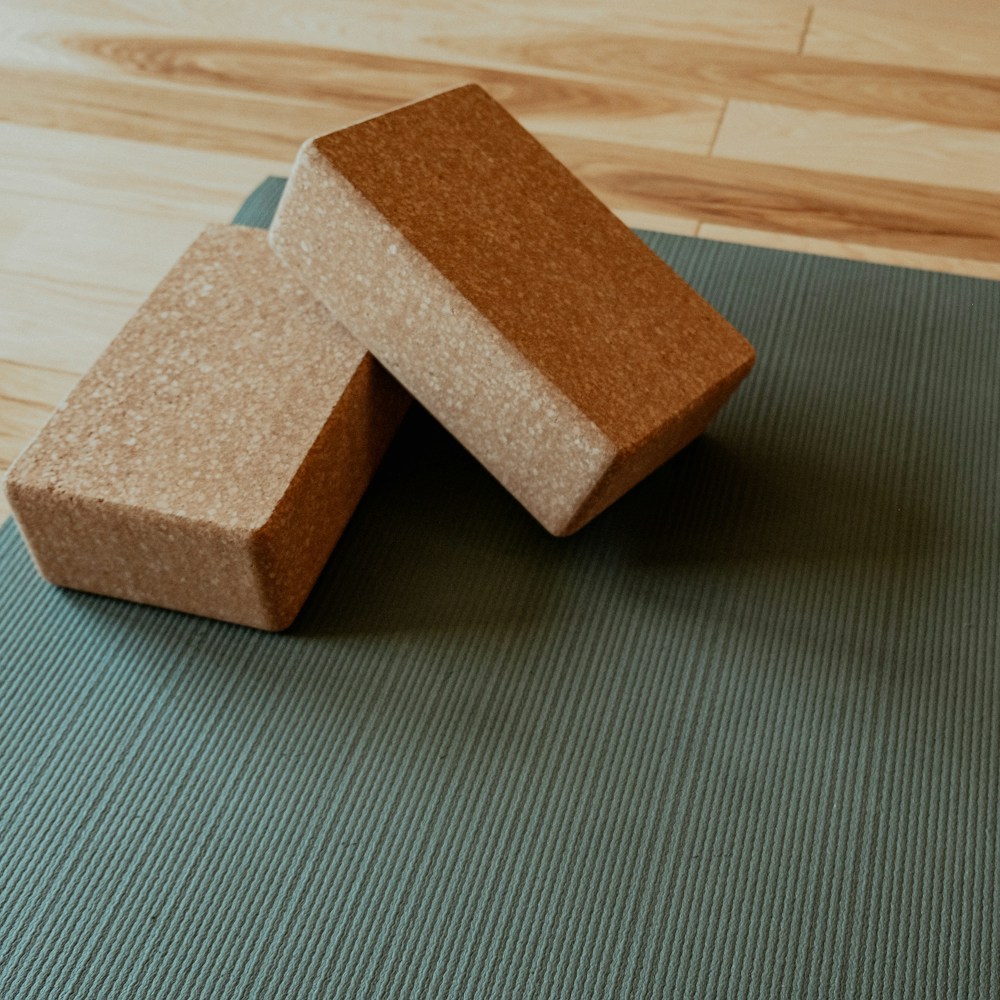 Yogablokken kurk set van 2