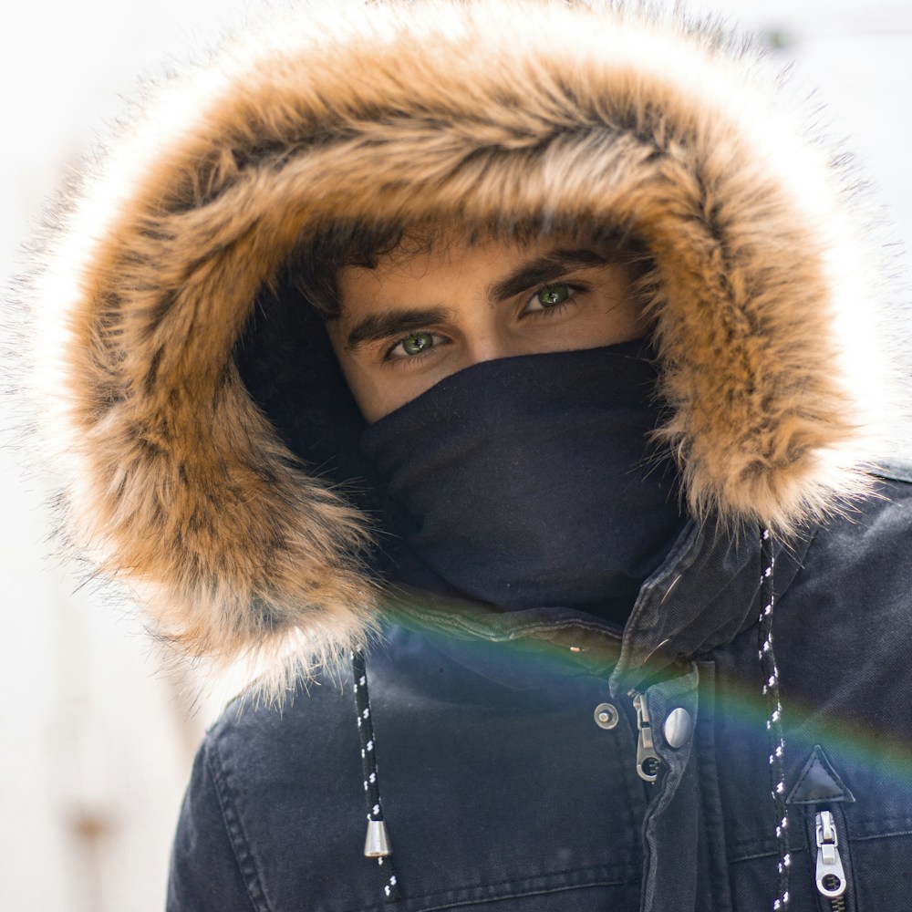 Parka donkerblauw