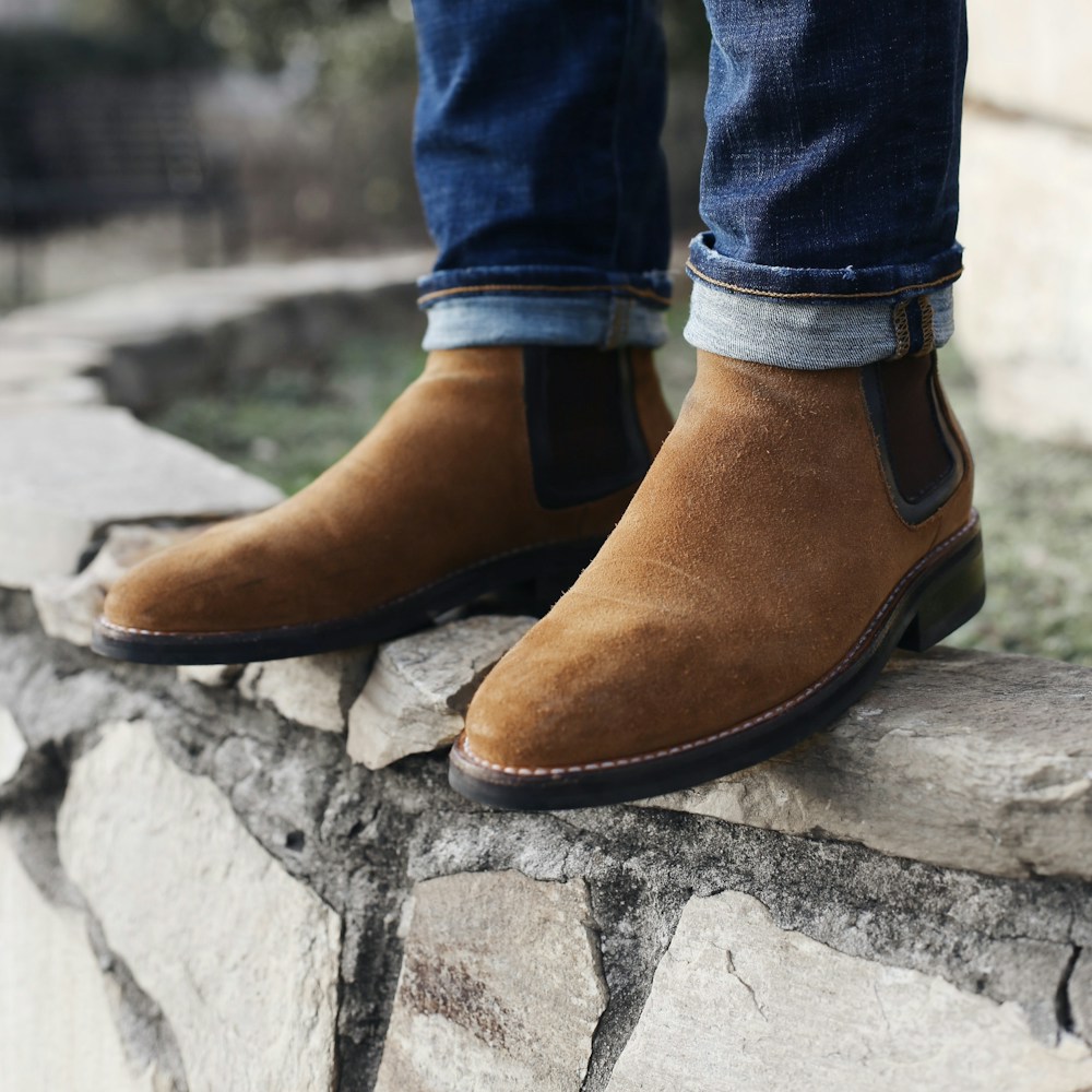Chelsea boots bruin