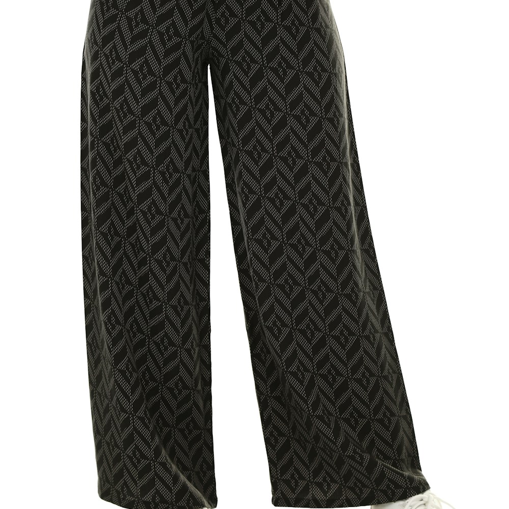 Pantalon wijde pijp zwart
