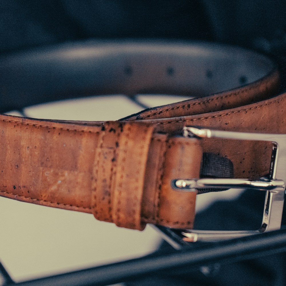 Leren riem bruin